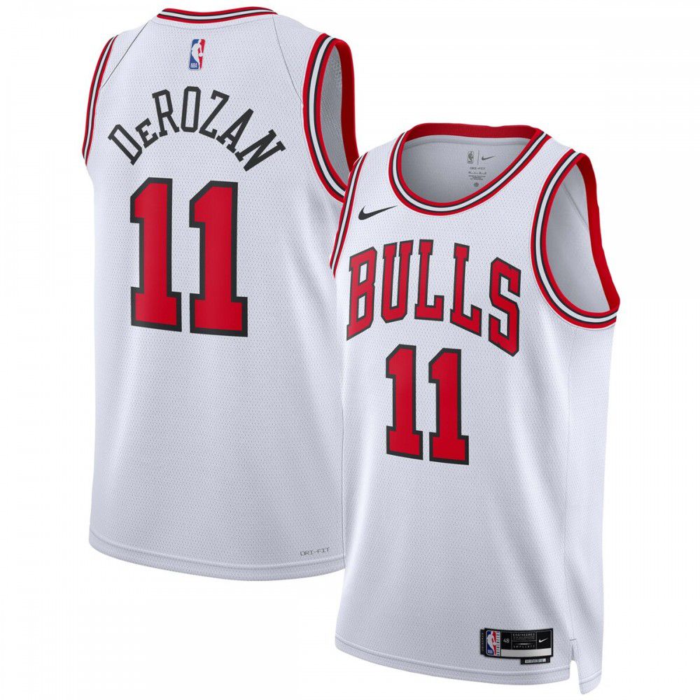 DeMar DeRozan Chicago Bulls Unisex 2022/23 Swingman Jersey - Association Edition - White-Pro Kit Vault | Brand New 26/27 Sports Jerseys